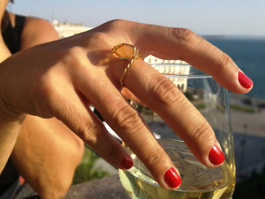 Citrine Gold 18K ring