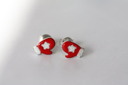 Christmas Tiny Mismatched Earrings for kids