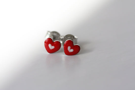 Hearts Tiny Earrings for kids