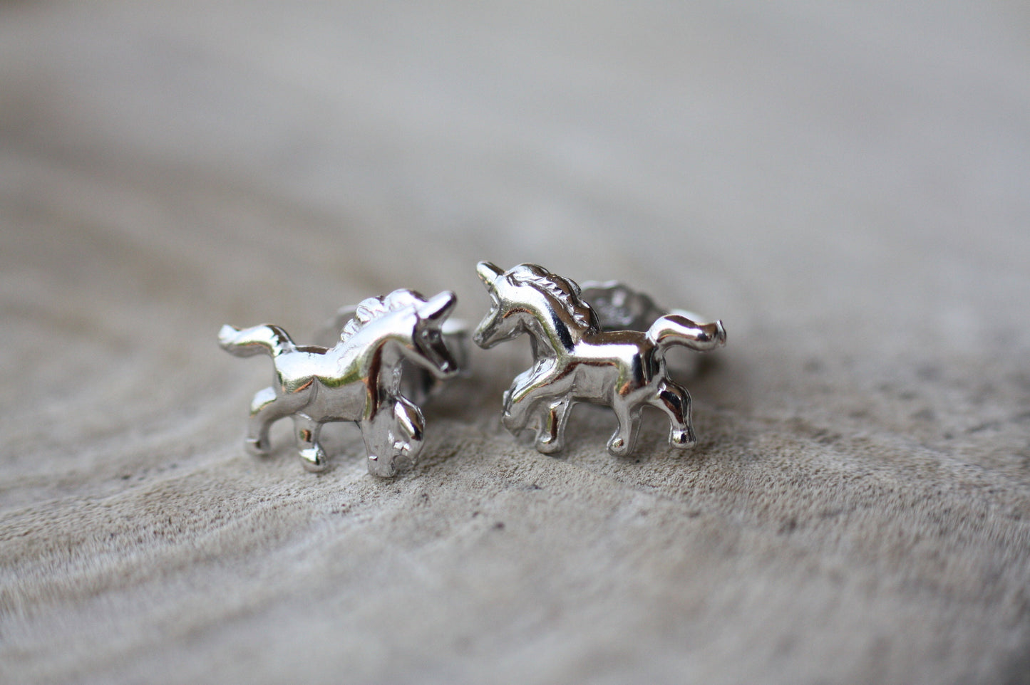 Unicorn kids tiny earrings