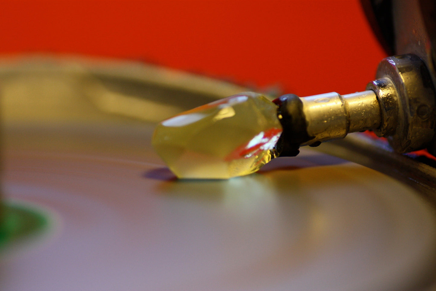 Smoky and Lemon Quartz stones set with Gold K18 on custom made earrings