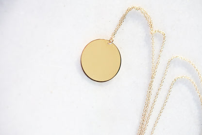 Gold Elegant Personalized necklace