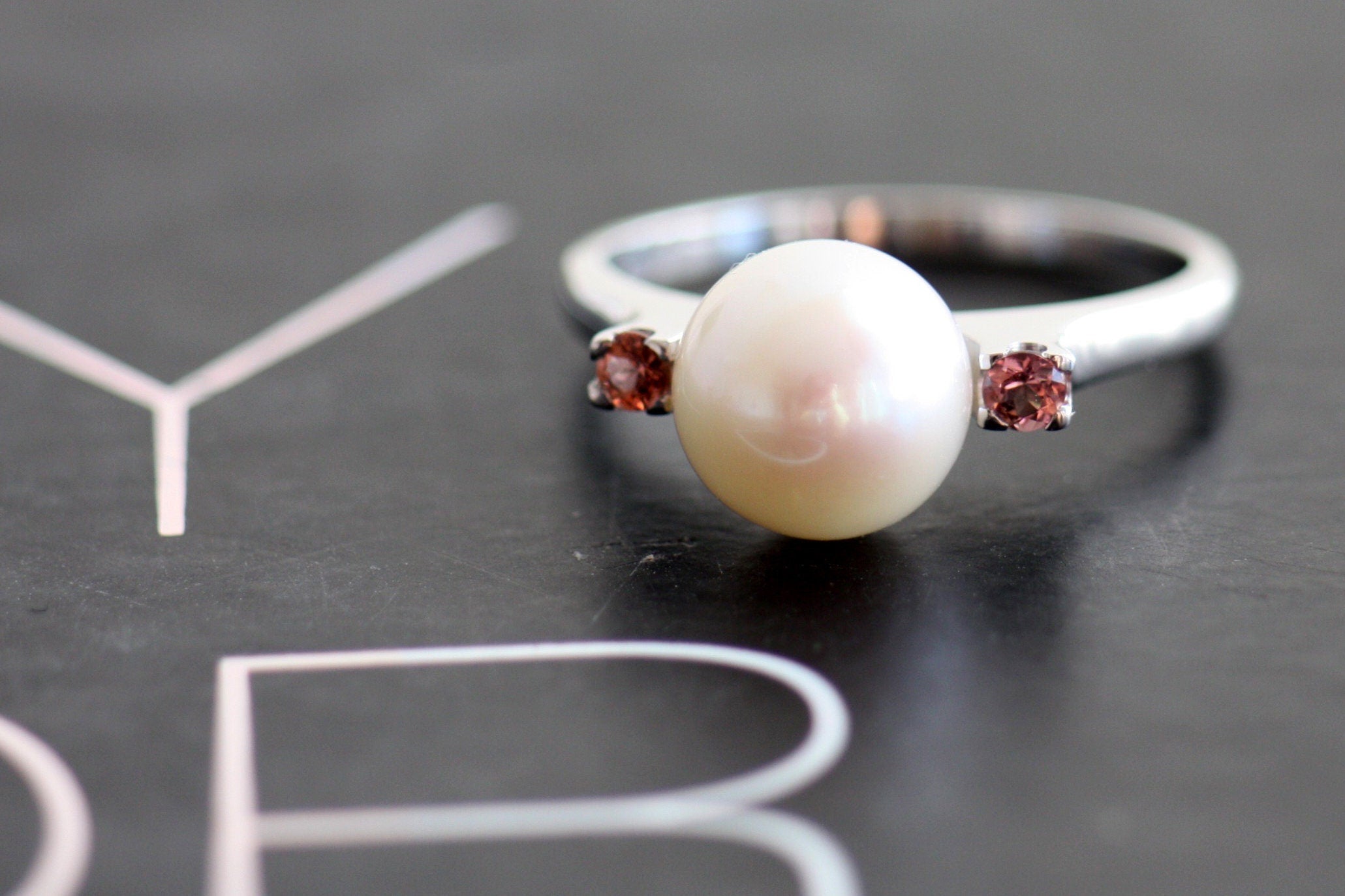 Pink Pearl Cocktail Ring / Big Silver Wire Ring / Rose Blush / Pearl  Cluster Ring / Pastel Petal Silver Peony Pink Unique Knit Jewelry |  Lapisbeach