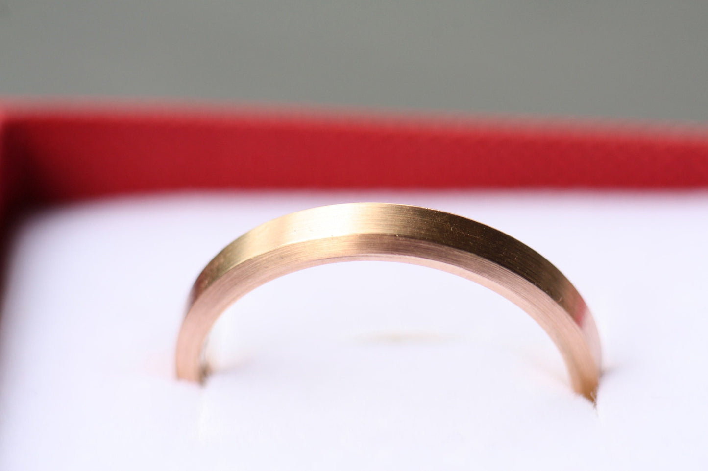 Rose gold 14K plain ring, Classy Matching Wedding rings for couples