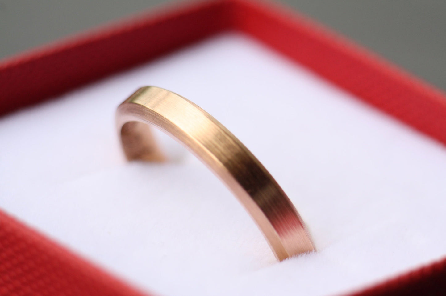 Rose gold 14K plain ring, Classy Matching Wedding rings for couples