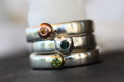 Minimal Stacking Rings with Tourmalines