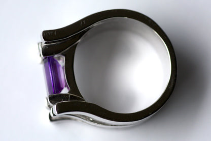 Amethyst cocktail ring