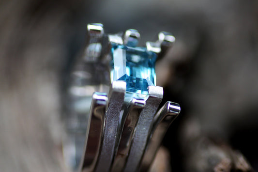 Blue Topaz cocktail ring