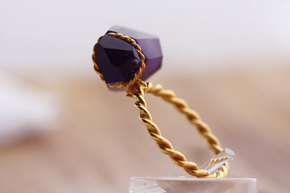 Amethyst Gold 18K Ring