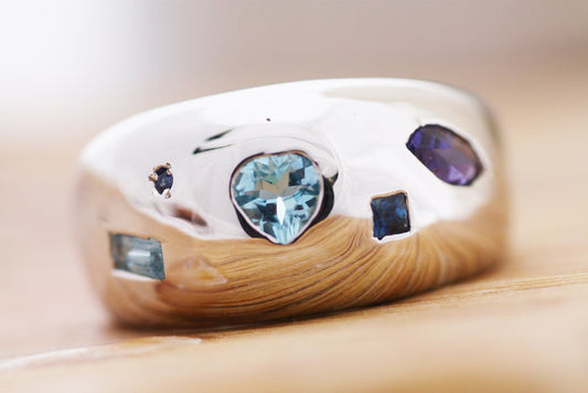 Aquamarine Sapphires ring