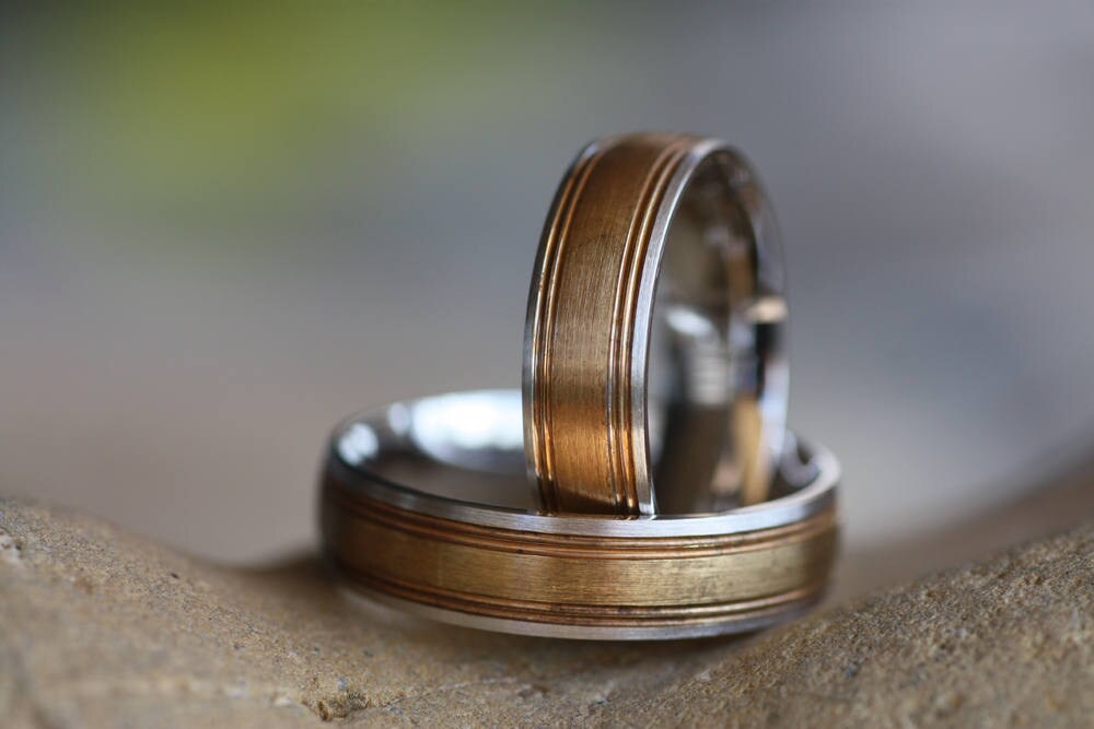 boho style rings set